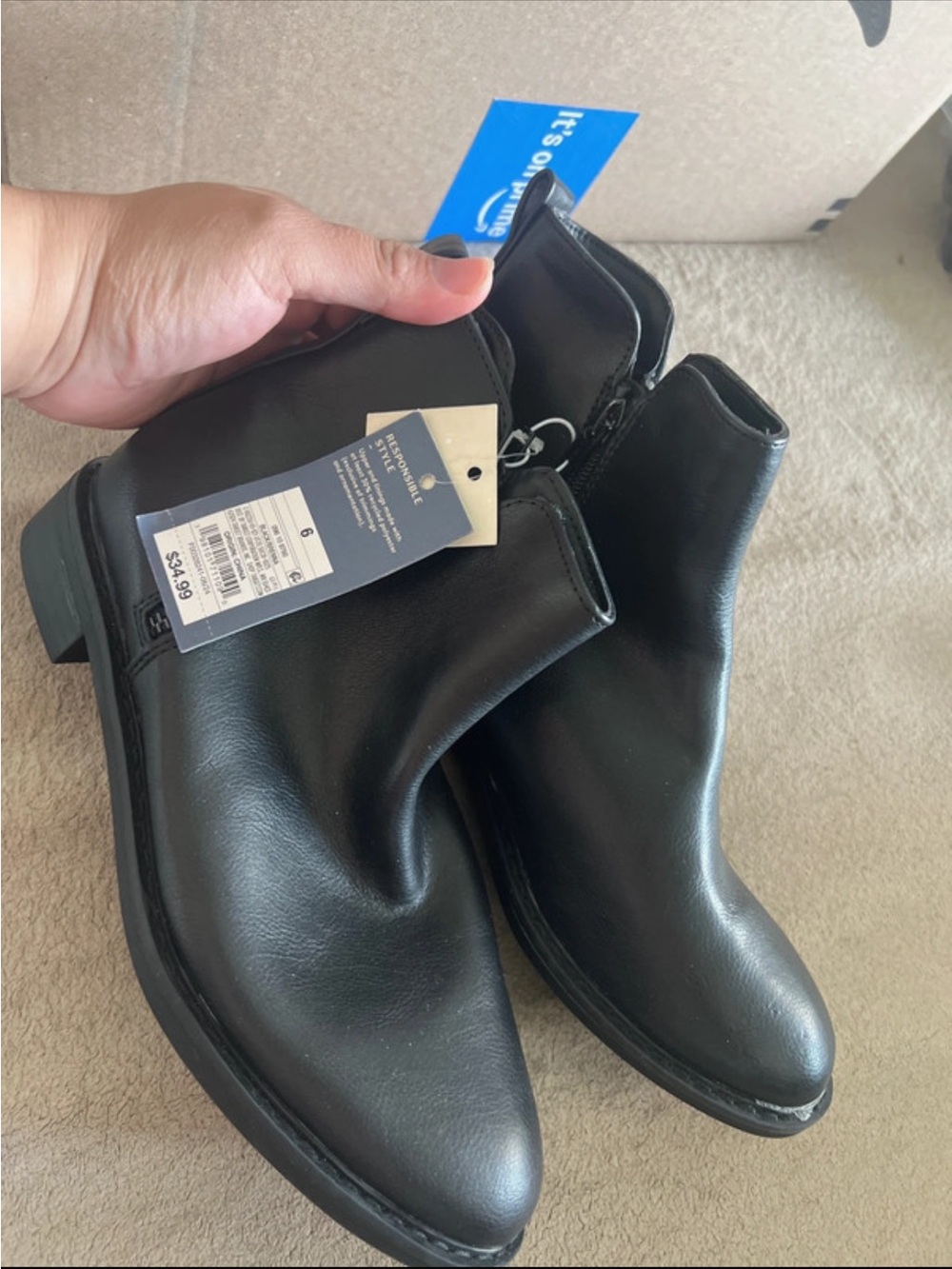 Black Chelsea Ankle Boots - Women's Classic Slip-On